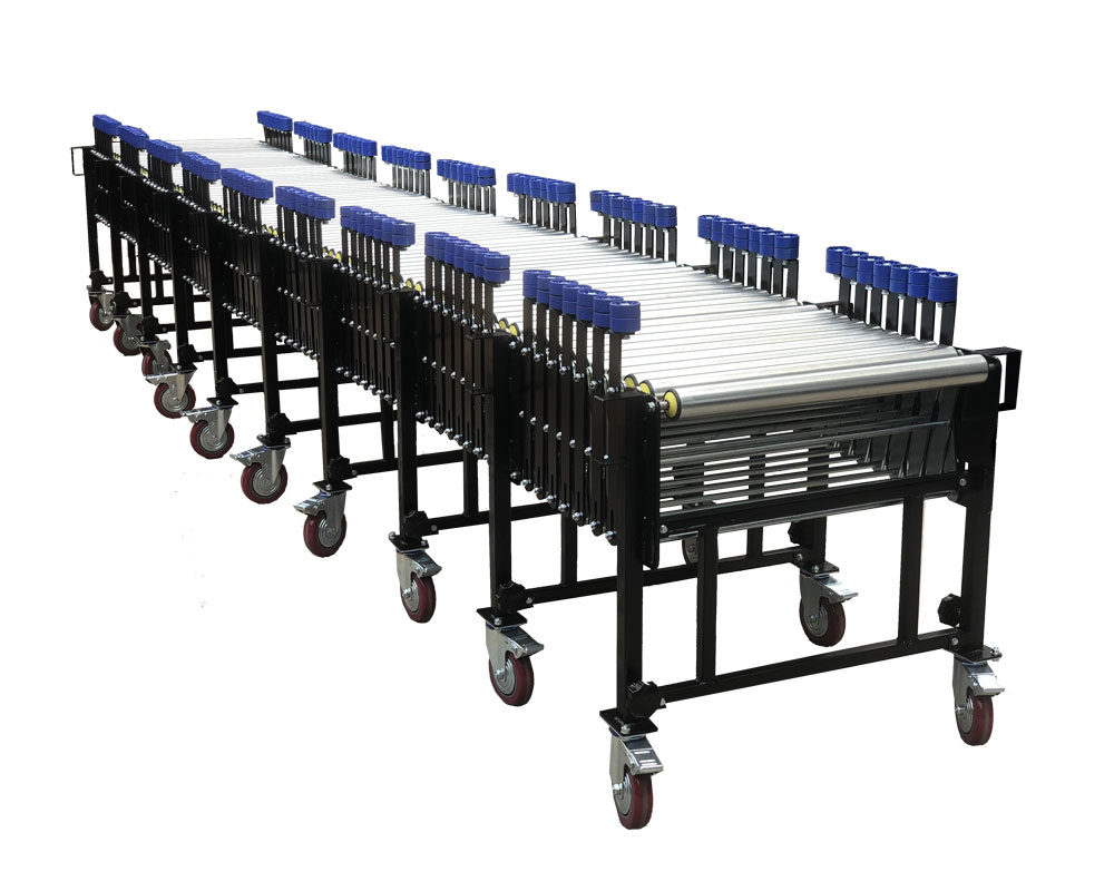 New motorized roller conveyor double for business for warehouse logistics-1