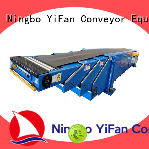 YiFan telescopic conveyor belt manufacturer widely use for seaport