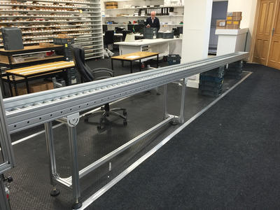Aluminum Gravity Roller Conveyor