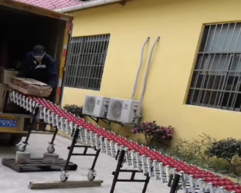 Durable Flexible Gravity Plastic Skate Wheel Conveyor