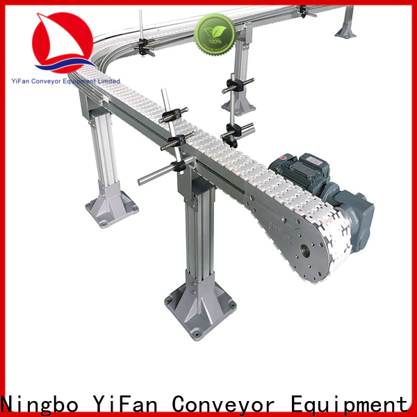 YiFan plastic chain conveyor manufacturer awarded supplier for cosmetics industry