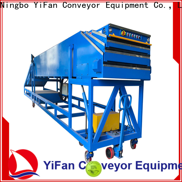 conveyor belt machine mobile widely use for dock