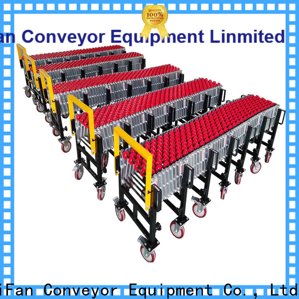 YiFan conveyor powered skate wheel conveyor for storehouse