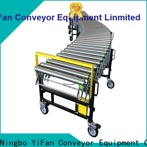 professional powered flexible conveyor rubber quick transaction for factory