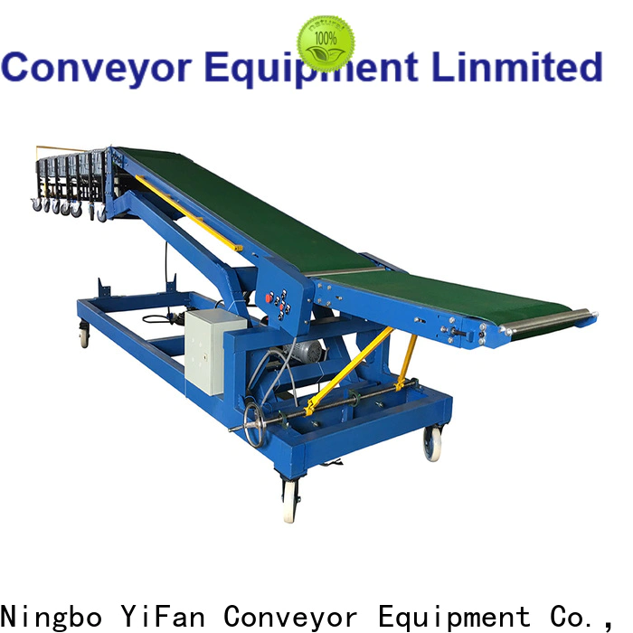 YiFan 20ft truck unloader conveyor chinese manufacturer for factory