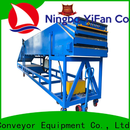 YiFan container telescopic belt conveyor with bottom price for mineral