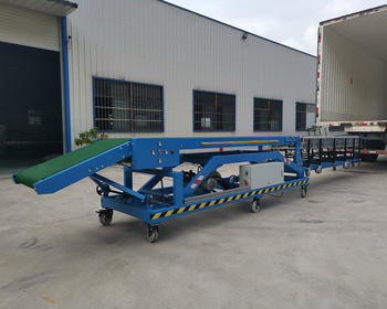 20ft container loading unloading belt conveyor system CBLC-600