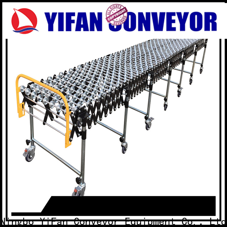 YiFan steel roller wheel conveyor top brand for dock