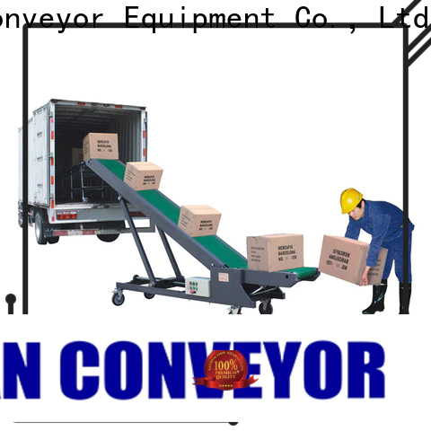good loading unloading conveyor system 20ft manufacturer for factory