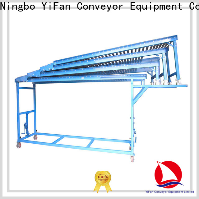 YiFan container telescopic roller conveyor factory price for harbor
