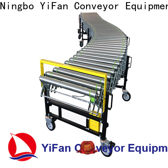 YiFan professional flexible belt conveyor from China for workshop