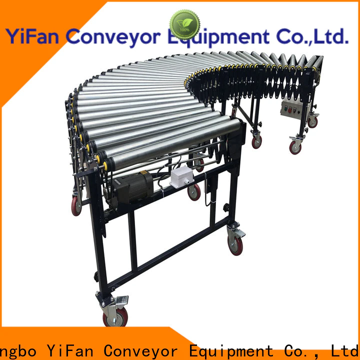 most popular flexible powered roller conveyor powered trader for dock