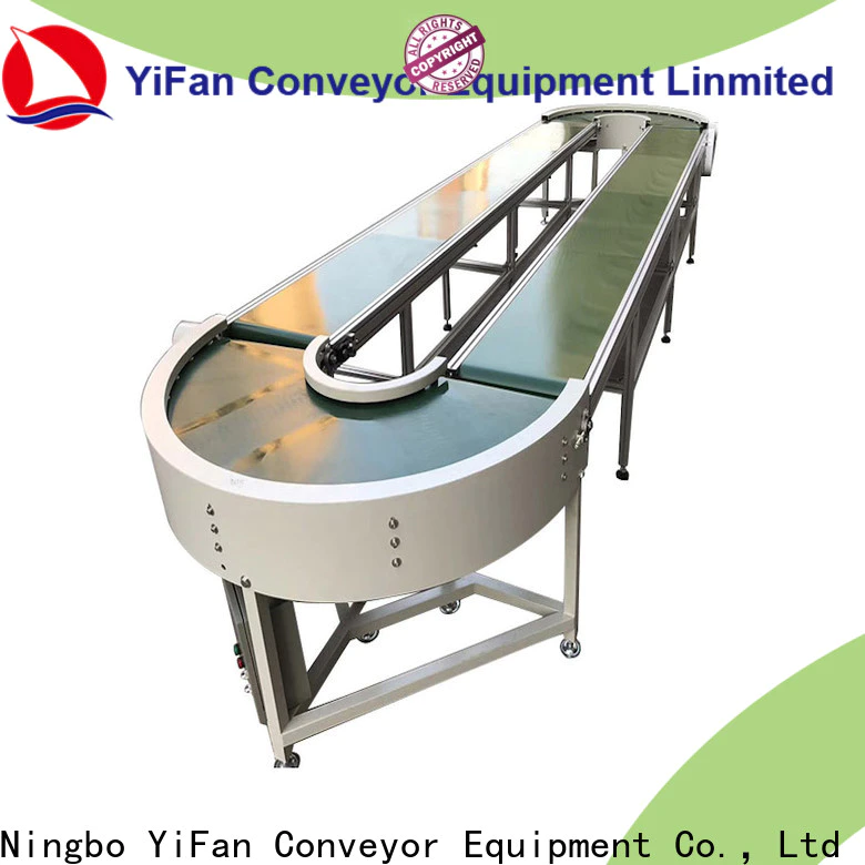 2019 new designed conveyor belt system manufacturers degree with good reputation for food industry