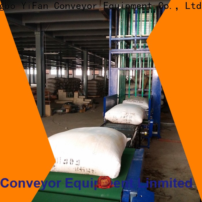 YiFan producer lifting conveyor for storehouse