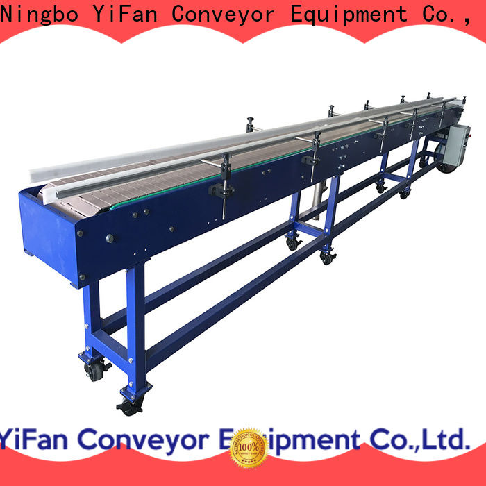 YiFan durable slat chain conveyor manufacturers top brand for beverage industry