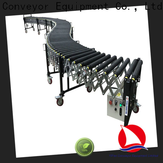 hot sale flexible powered roller conveyor durable trader for harbor