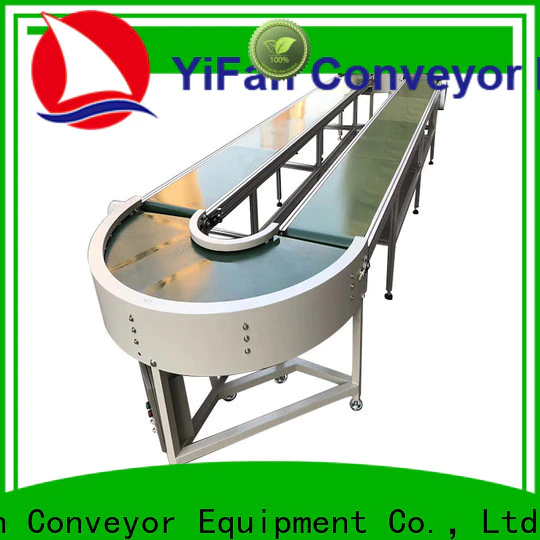YiFan 2019 new designed roller belt conveyor manufacturers awarded supplier for packaging machine
