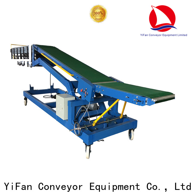 good truck loading unloading conveyor foldable manufacturer for airport