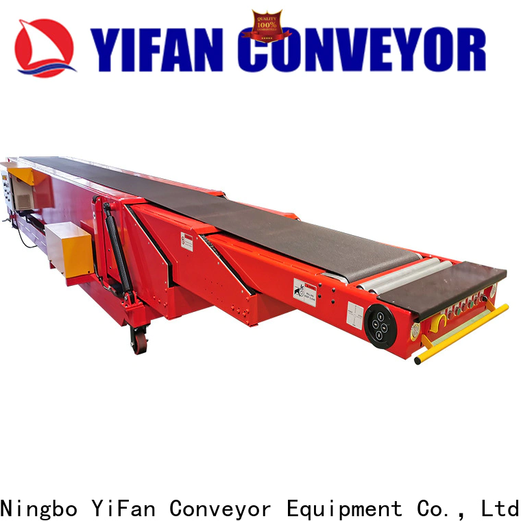 YiFan boom telescopic conveyor belt competitive price for workshop