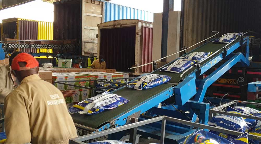 Conveyor System, Container Loading And Unloading System | YiFan Conveyor