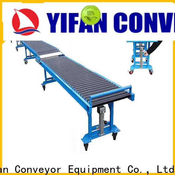 YiFan roller powered roller conveyor export worldwide for workshop