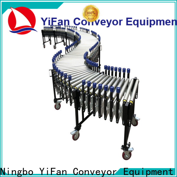 YiFan long-lasting durability flexible roller conveyor with good price for warehouse logistics