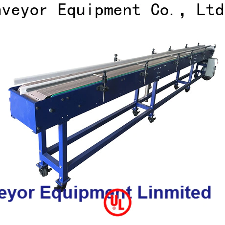 automatic slat chain conveyor manufacturers slat wholesale for cosmetics industry