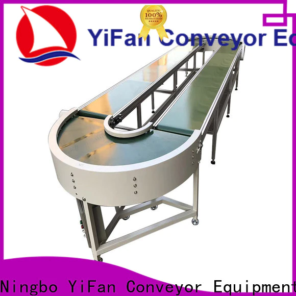 YiFan 2019 new designed conveyor belt system manufacturers with bottom price for food industry