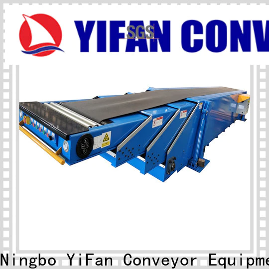 YiFan tail telescopic conveyor competitive price for harbor