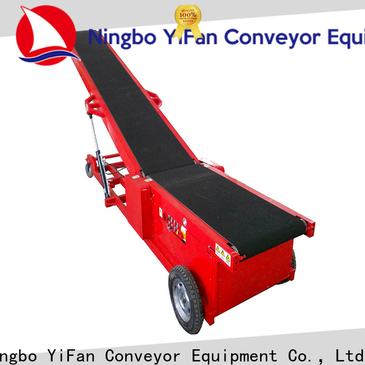 Professional truck loading belt conveyor van manufacturer for warehouse
