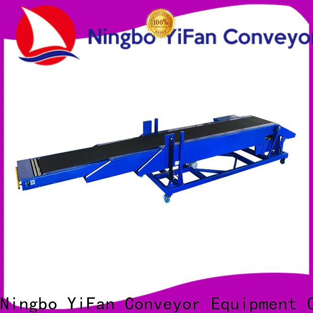 YiFan loading z type belt conveyor factory for storehouse
