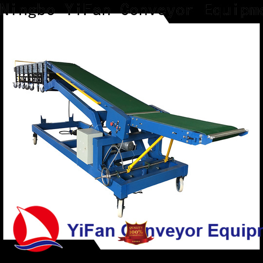 YiFan automatic trailer inclined belt conveyor supply for factory