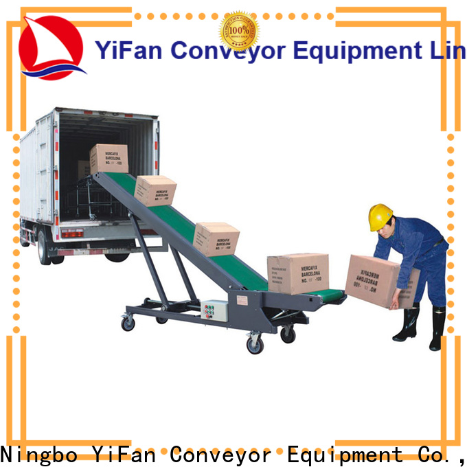YiFan container portable conveyor company for warehouse