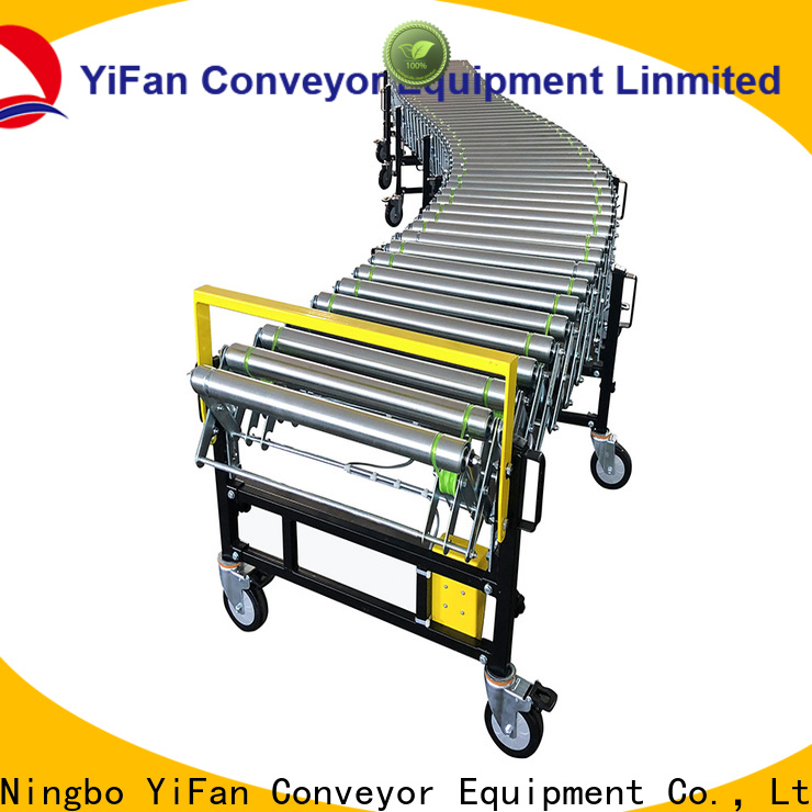 YiFan conveyoro angled roller conveyor supply for storehouse