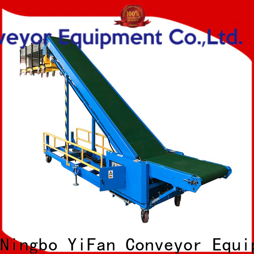 YiFan conveyor self loading container trailer company for airport