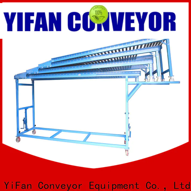 YiFan unloading gravity roller conveyor systems company for workshop