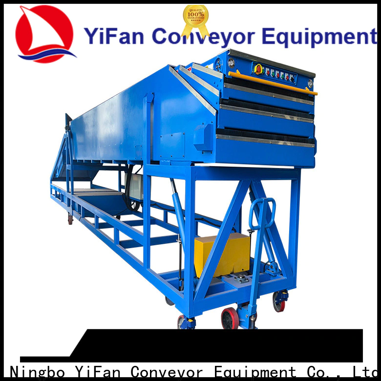YiFan Best z type belt conveyor supply for storehouse