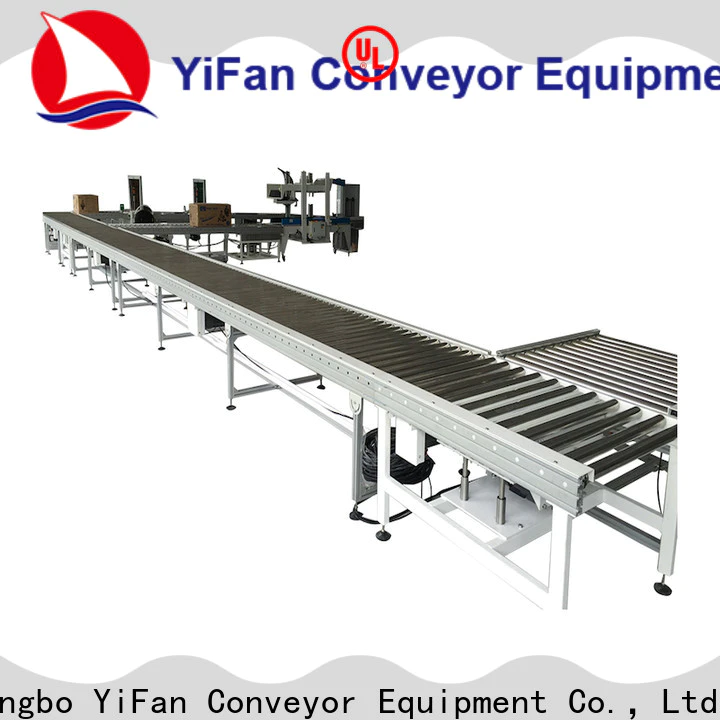 YiFan Conveyor curve assembly line conveyor belt supply for carton transfer