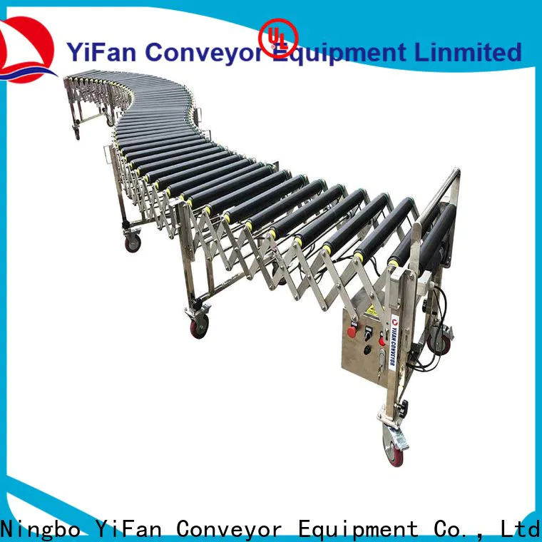 YiFan Conveyor coated flexible powered roller conveyor suppliers for factory