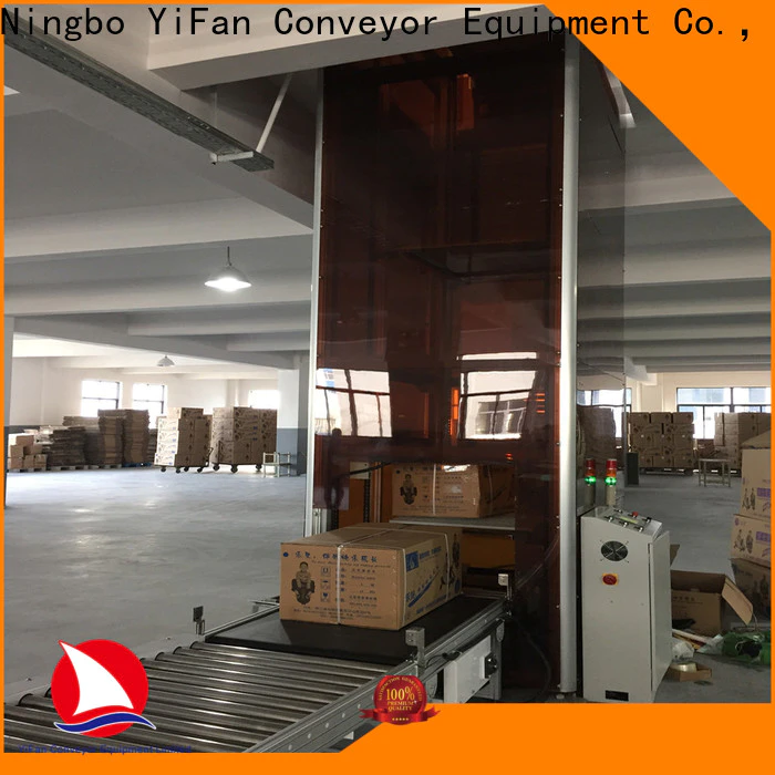 YiFan Conveyor New vertical lifting conveyor manufacturers for storehouse