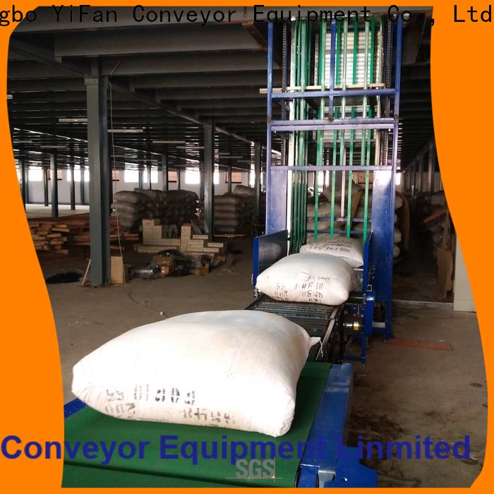 YiFan Conveyor lifting conveyor belt machine company for harbor