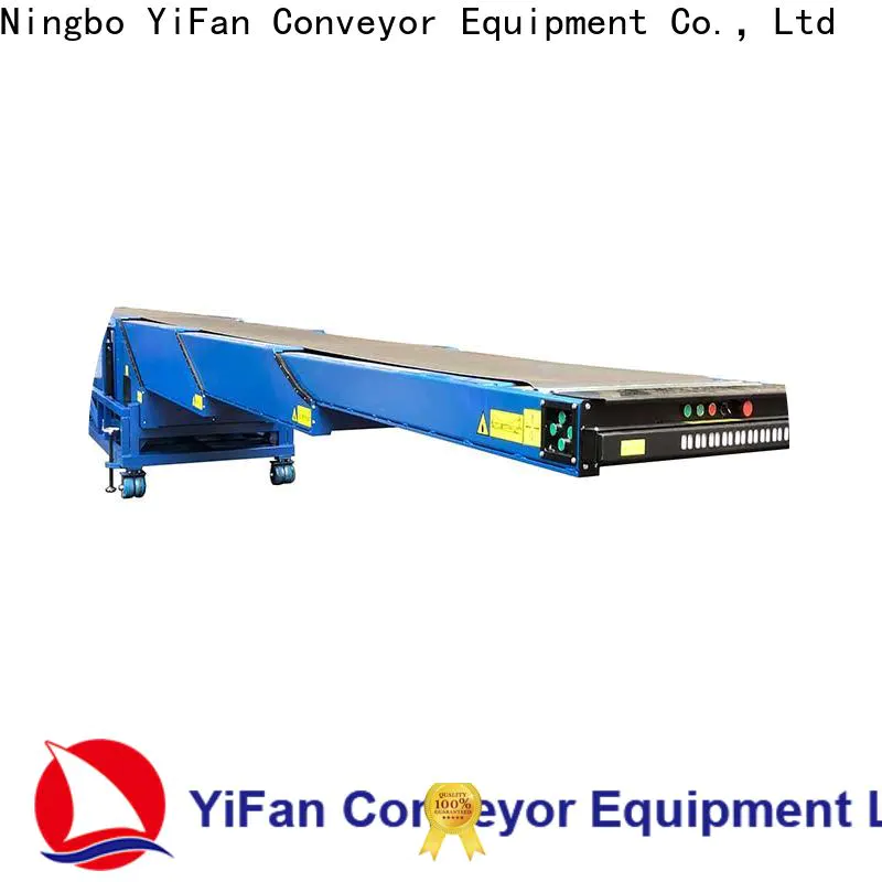 Custom telescopic conveyor system company for harbor