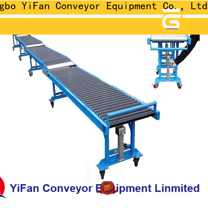 YiFan Conveyor extendible telescopic roller supply for seaport