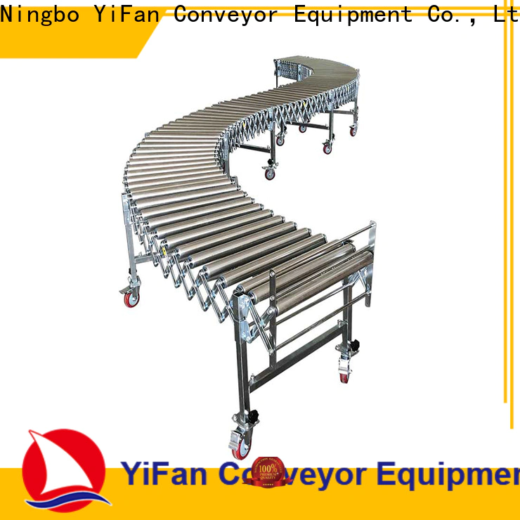 YiFan Conveyor steel roller conveyor system for business for warehouse logistics