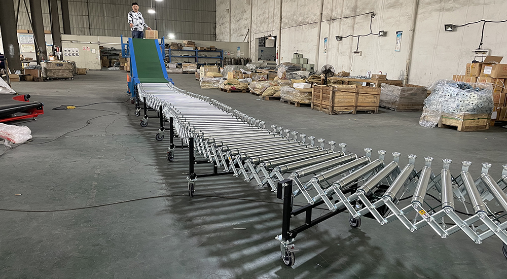 Loading And Unloading Belt Conveyor With Operator Platform Yifan Conveyor
