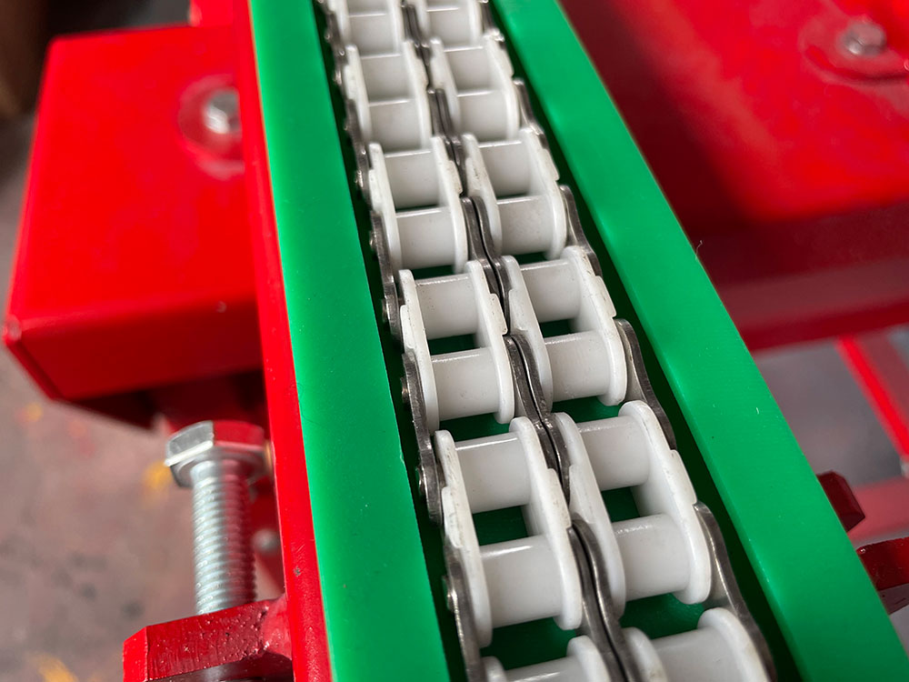 YiFan Conveyor slat plastic chain conveyor belt company for cosmetics industry-1