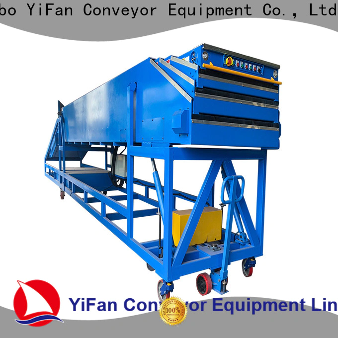 New loading and unloading system system supply for food factory
