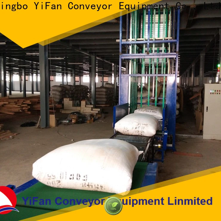 YiFan Conveyor Type Z bucket elevator company for storehouse