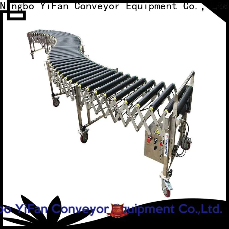 YiFan Conveyor Wholesale flexible powered roller conveyor for business for dock