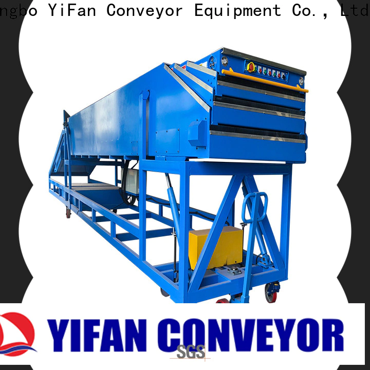 YiFan Conveyor telescopic z type belt conveyor for business for food factory